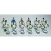 Subbuteo Andrew Table Soccer Newcastle 2024-25 3rd  kit no bases no box only 12 figures